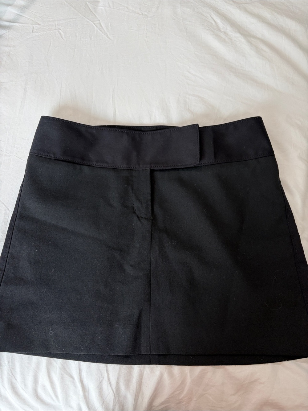 Express Design Studio Black Mini Skirt with Clean Waistband